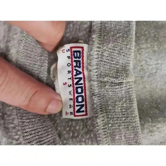 Vintage Brandon Grey Crewneck Long Sleeve Cleveland Browns Sweatshirt Small - Picture 5 of 6